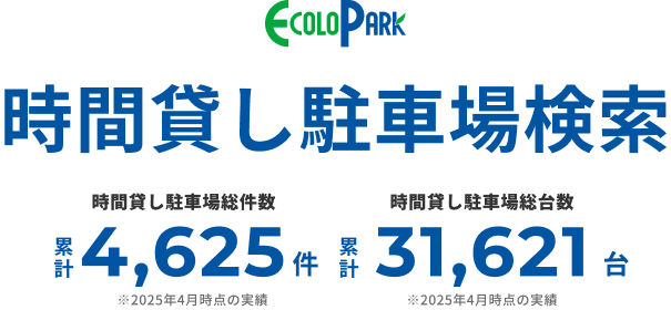 時間貸し駐車場検索